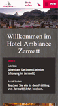 Mobile Screenshot of hotelambiance.ch